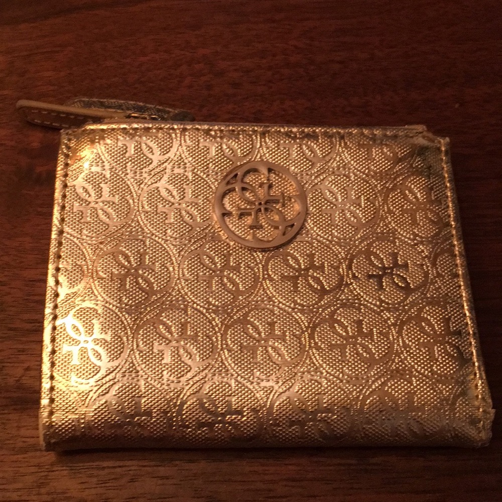 Silver Double Zip Snap Closure Burch-Like Wallet